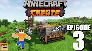 Create Mod Iron Farm & Ore Doubler - Episode #3 Create With Backdraft SMP - Modded Minecraft