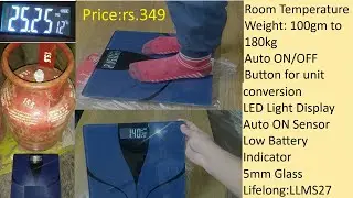 Best Weighing Scale to measure 100gm to 180Kg weight | LPG Gas Cylinder | Body Weight from Lifelong