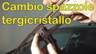 Sostituzione spazzole tergicristallo auto