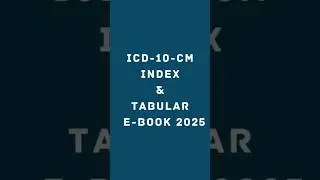 ICD-10-CM Index & Tabular E Book 2025 #medical #coding #updates