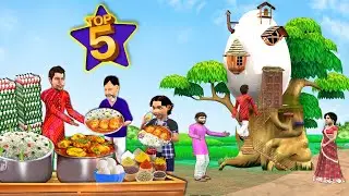 Magical Egg Tree House Anda Chawal Boiled Egg Curry Food Top Collection Hindi Kahani Moral Stories