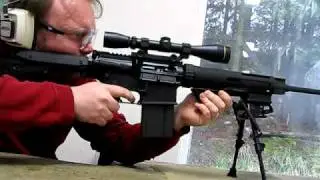 Shooting AR-10 to Diagnose Ejection Pattern.AVI