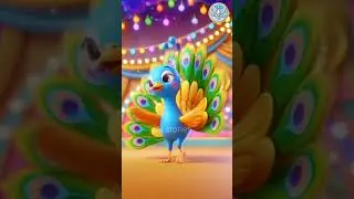 Dancing queen peacock #cartoon #danicng queen #cutebaby #cutebaby #eagle