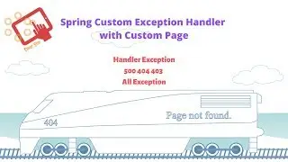 Spring Custom Exception Handler with Custom Page | Handle Exception 500 404 403 All Exception