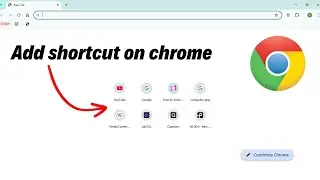How To Create Shortcut On Chrome | Create Shortcut On Chrome