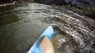 kayak sur l'Ard&egrave;che - Rapide du Charlemagne - 1