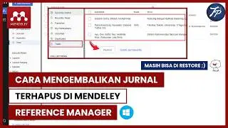 How to Recover Deleted Journal References in Mendeley Reference Manager