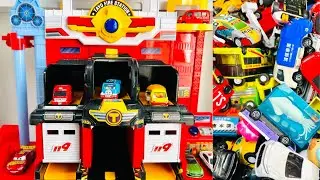 I tried playing with toys using miniature cars!#car #cards #toys #police 