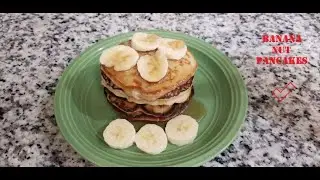 Easy Banana Nut Pancake Recipe (3 Ingredients)