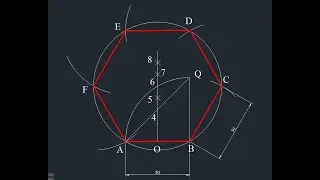 Polygon Construction - General Method 1 #AutoCAD