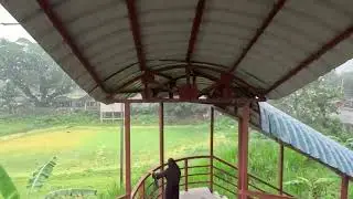 Train Journey in Heavy Rain 🌧️ | Uncut GoPro Footage