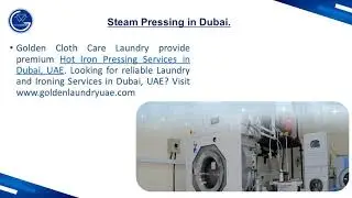 Dry Cleaning and Laundry Service Dubai