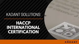 HACCP International Certification and Kadant Solutions