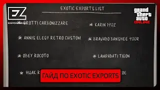 ГАЙД ПО ПОИСКУ МАШИН EXOTIC EXPORTS