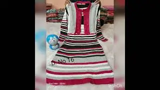 Pure Woolen Self Hand weaving and knitting  Kurti with stone work and jacket style Fully Strechable