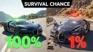 BeamNG.drive Survival Chance Test (With Dummies) | Realistic Crashes #12