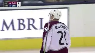 Nathan MacKinnon goal vs CBJ Oct 09, 2018