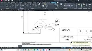 Acotamiento Gu&iacute;a Seccionada-AutoCAD