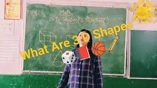 3D Shapes || Learn the 3d shapes || Geometry For Kids #3dshapes #shapeslearning #easymaths 