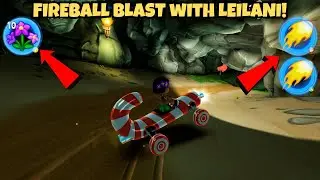 FIREBALL FURY 🔥 Leilani + Candy Coupe Combo in Beach 🏖 Buggy Racing  2