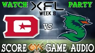 XFL Week 8 SNF Live Stream: D.C. Defenders vs Seattle Sea Dragons WATCH PARTY w/Game Audio