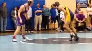 Camden Fischer wrestling