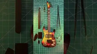 ESP KH-2 Kirk Hammett Signature 1:4 scale miniature guitar