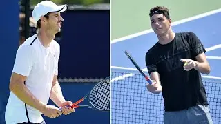 Andy Murray and Taylor Fritz practice session | 2020 US Open