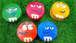 Satisfying Video | Unpacking 5 M&M'S and Skittles with Candy ASMR