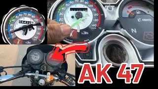 splendor modified bike splendor metre light || AK 47 #splendorloversssss #viralvideo #vlog #trend
