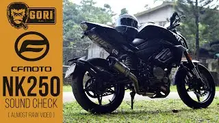 CF MOTO NK250 GORI PIPE Sound check