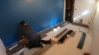 LVP Flooring Install - Basement Office Project (7/8)