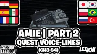 Fortnite &mdash; Голосовые реплики квеста All AMIE Paradise Part 2 (CH3-S4) [Локализация]