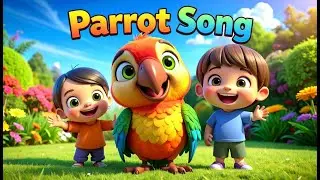 Main Tota Hindi Rhyme | Kids Love This Parrot Song! | मैं तोता #cartoon #rthymes