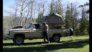 Smittybilt Overlander Rooftop Tent Setup In Real Time