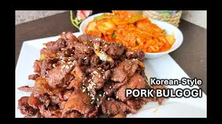 How to cook Korean-Style PORK BULGOGI RECIPE | Easy and Simple