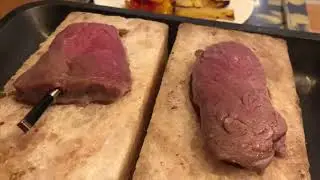 Unleash the Inner Carnivore: Sizzling Belgian Blue Steaks on Himalayan Salt Blocks