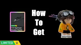 Free Limited UGC - F-117 Nighthawk Shoulder Plushie part 1  (sold out 🚫)