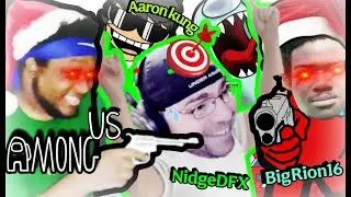|AMONG US #5| Unfairness IS IN THE AIR!! @NidgeDFX TrayGaming @BigRion16 & Others Play Among Us