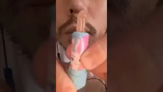 ASMR My Little Pony Lipstick Lollipop crunchy eating sounds mukbang #youtubeshorts  #shorts