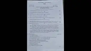 Communicative English (SEC-1) third sem question paper , Kalahandi University