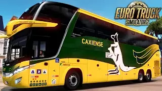 Euro Truck  2 Mod Bus | Caxiense - Caxias do Sul/Porto Alegre - G27 - 60fps