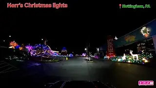 The Christmas Lights at @HerrFoodsInc factory in Nottingham, PA are spectacular every year! 