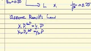 Flash Calculation: Binary Mixture (Review)