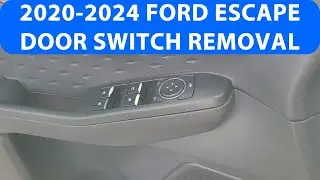 How To Remove 2020-2024 Ford Escape Driver/Master Window Switch.