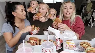 EATING MY 1ST BURGER IN 10 YEARS! IN-N-OUT MUKBANG