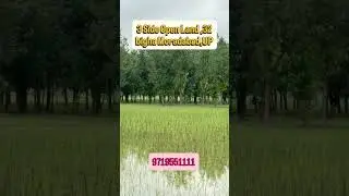 3 side open Agriculture land ,32 bigha ,Moradabad UP ,7 lac bigha #moradabad #runwal #bega #lohar