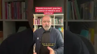 Alcool prea mult si prea des e simptom de abuz relational