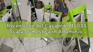 Recensione del Casabriko 11033 Scala Domestica in Alluminio a 3 Gradini, Verde