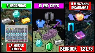 💎💎La Mejor Semilla Para Empezar En Minecraft Bedrock 1.21.73💎💎